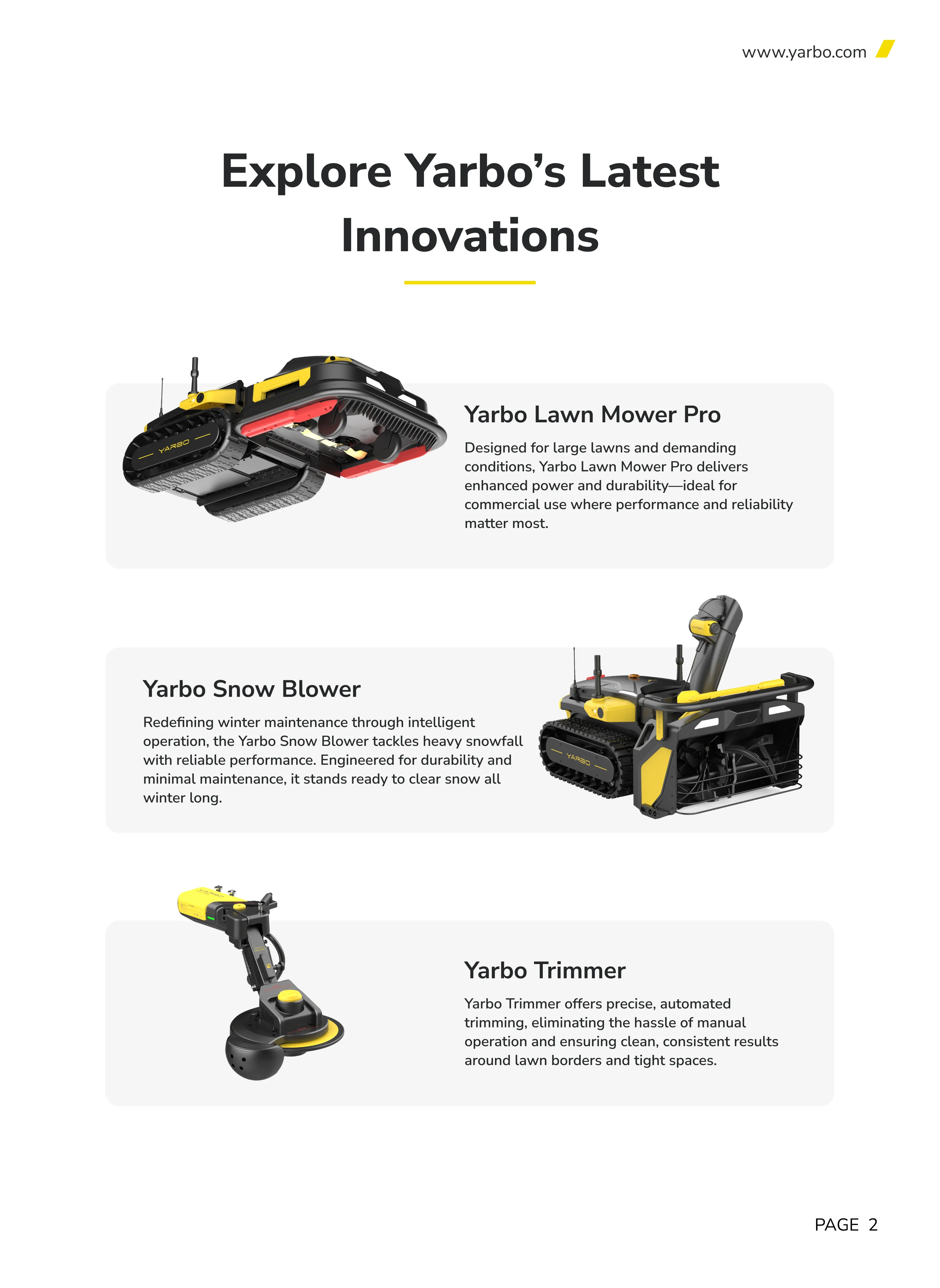 Yarbo Brochure Page 3